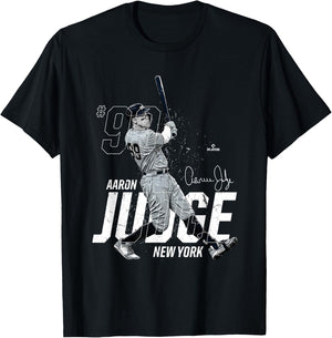 Dynamic Pose Aaron Judge New York Baseball MLBPA T-Shirt - T-Shirt | Black