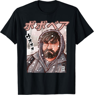 Manga Collection - Yuki no Naka No Kuma , Black, S T-Shirt - T-Shirt | Black