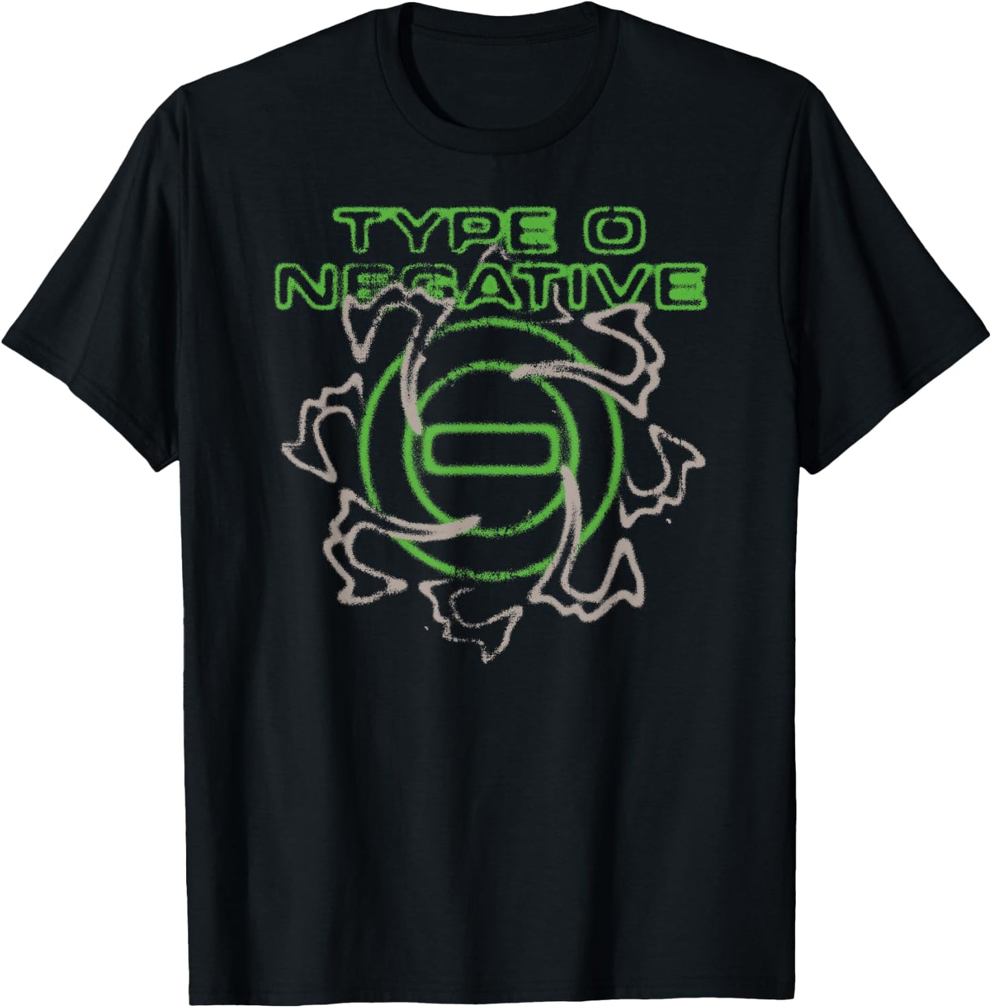 Type O Negative Faded Donut Logo , Black, S T-Shirt - T-Shirt | Black
