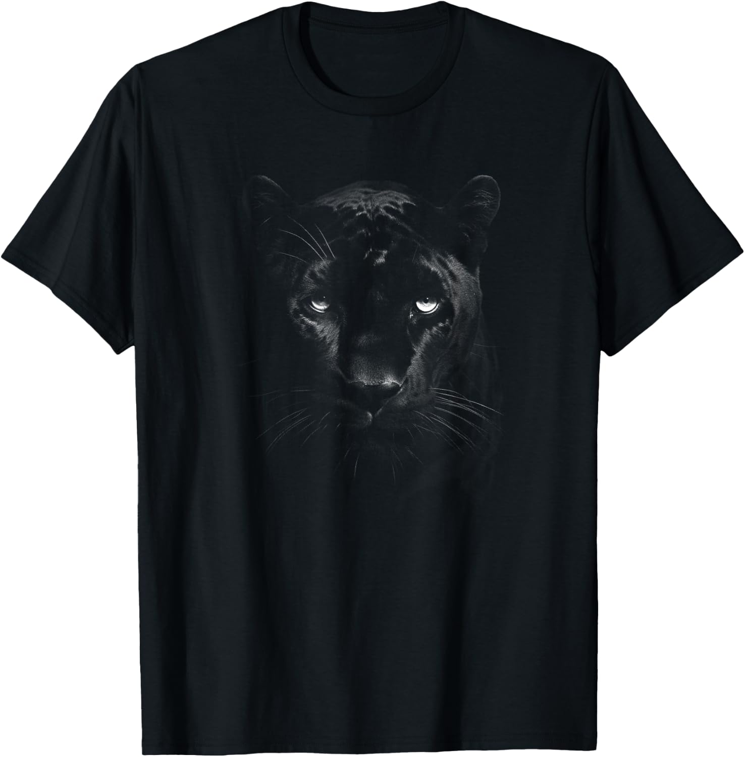 Panther Wild Black Cat Portrait Africa Animal Men Women T-Shirt - T-Shirt | Black