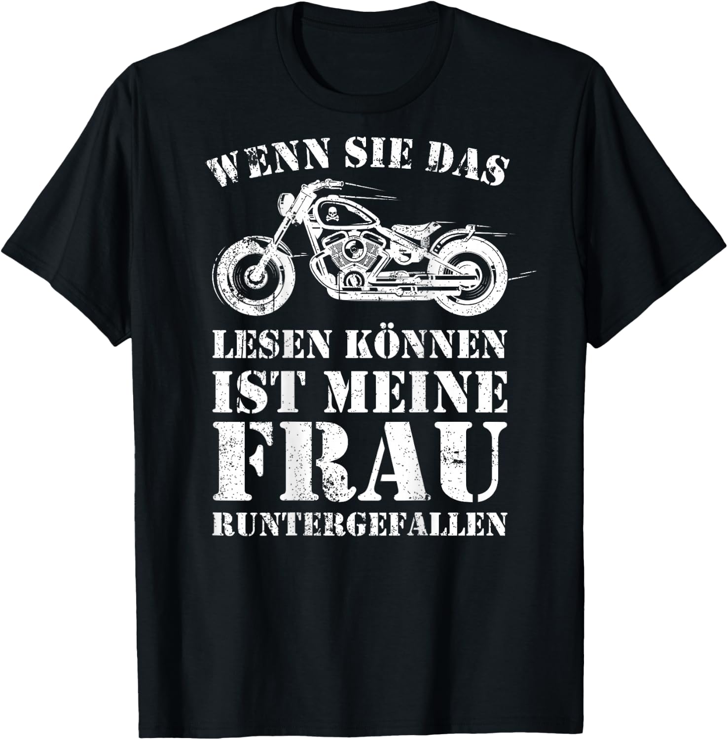 Wenn Sie das Lesen Können Ist Meine Frau Heruntergefallen T-Shirt - T-Shirt | Black