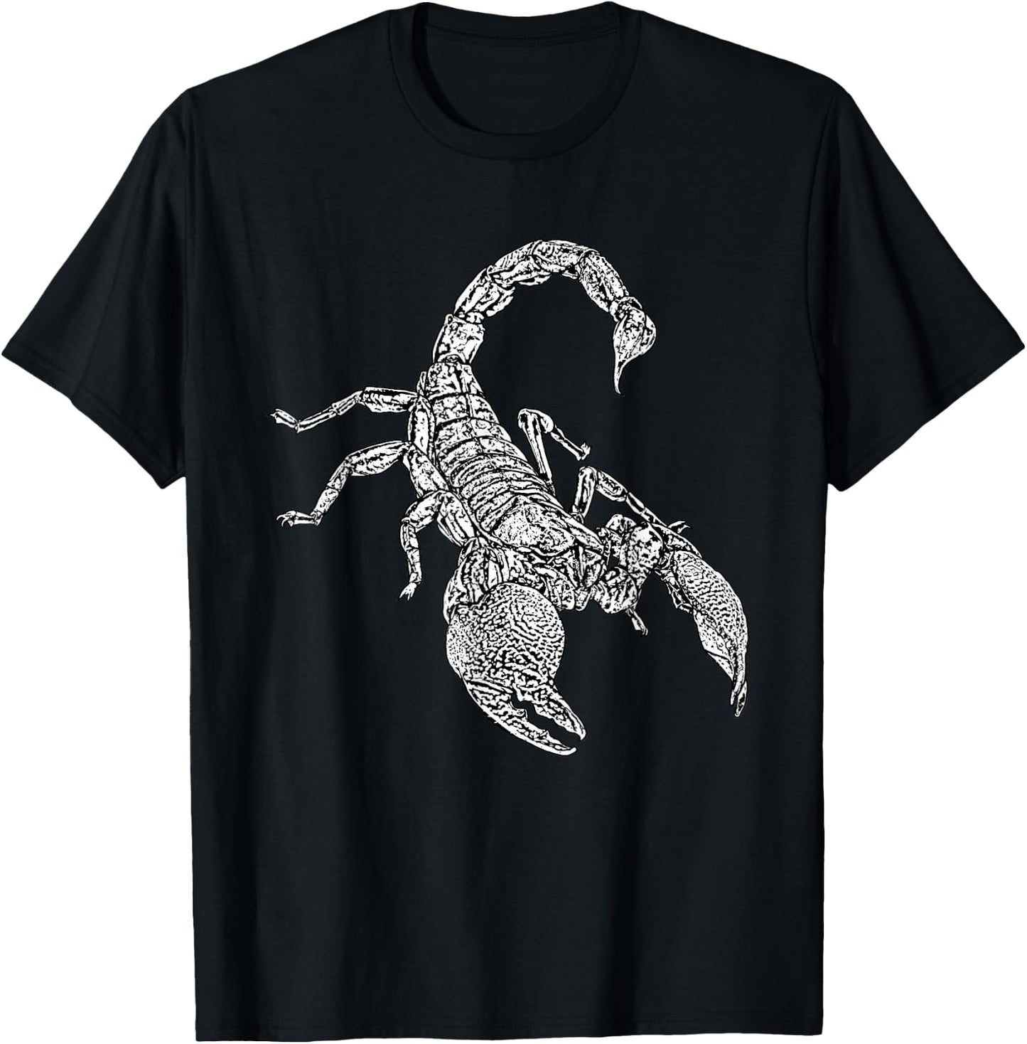 White Scorpion Graphics T-Shirt - T-Shirt | Black
