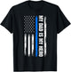 My Dad is My Hero Father Cops Officer T-Shirt - T-Shirt | Black