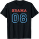 Vintage Obama 08 T-Shirt - T-Shirt | Black