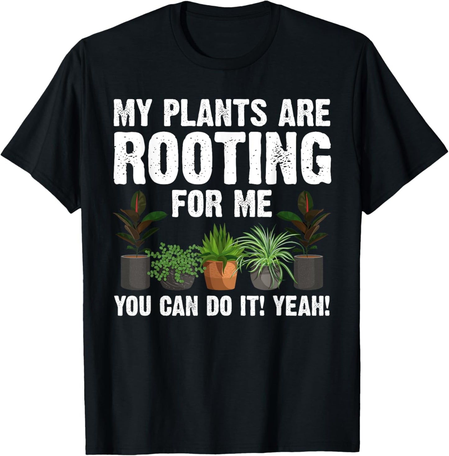 Funny Gardening Design Women Gardener Plant Lover T-Shirt - T-Shirt | Black