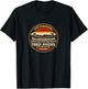 Vintage Pittsburgh Three Rivers Stadium Badge Design T-Shirt - T-Shirt | Black