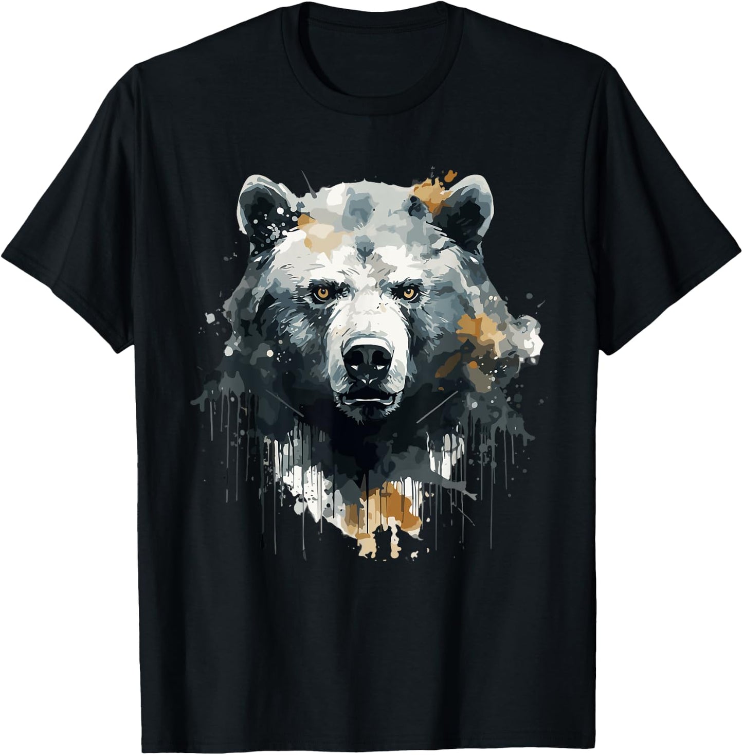 Bären Braunbär Grizzly Naturschützer Tiere Wildnis T-Shirt - T-Shirt | Black