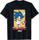 Sonic The Hedgehog Thumbs Up Wavy Portrait T-Shirt - T-Shirt | Black