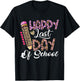 Happy Last Day Of School Shirt Kids Teacher Student Leopard T-Shirt - T-Shirt | Black