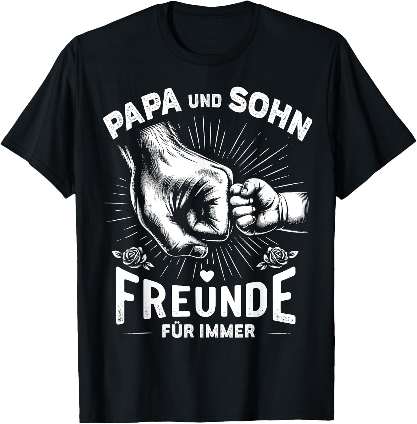 Papa Und Sohn Beste Freunde Vater Geburtstag Vatertag Spruch T-Shirt - T-Shirt | Black