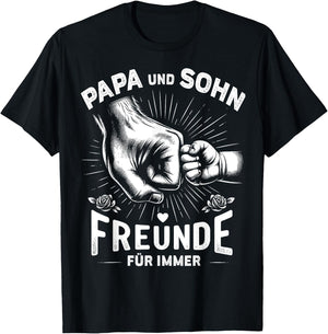 Papa Und Sohn Beste Freunde Vater Geburtstag Vatertag Spruch T-Shirt - T-Shirt | Black