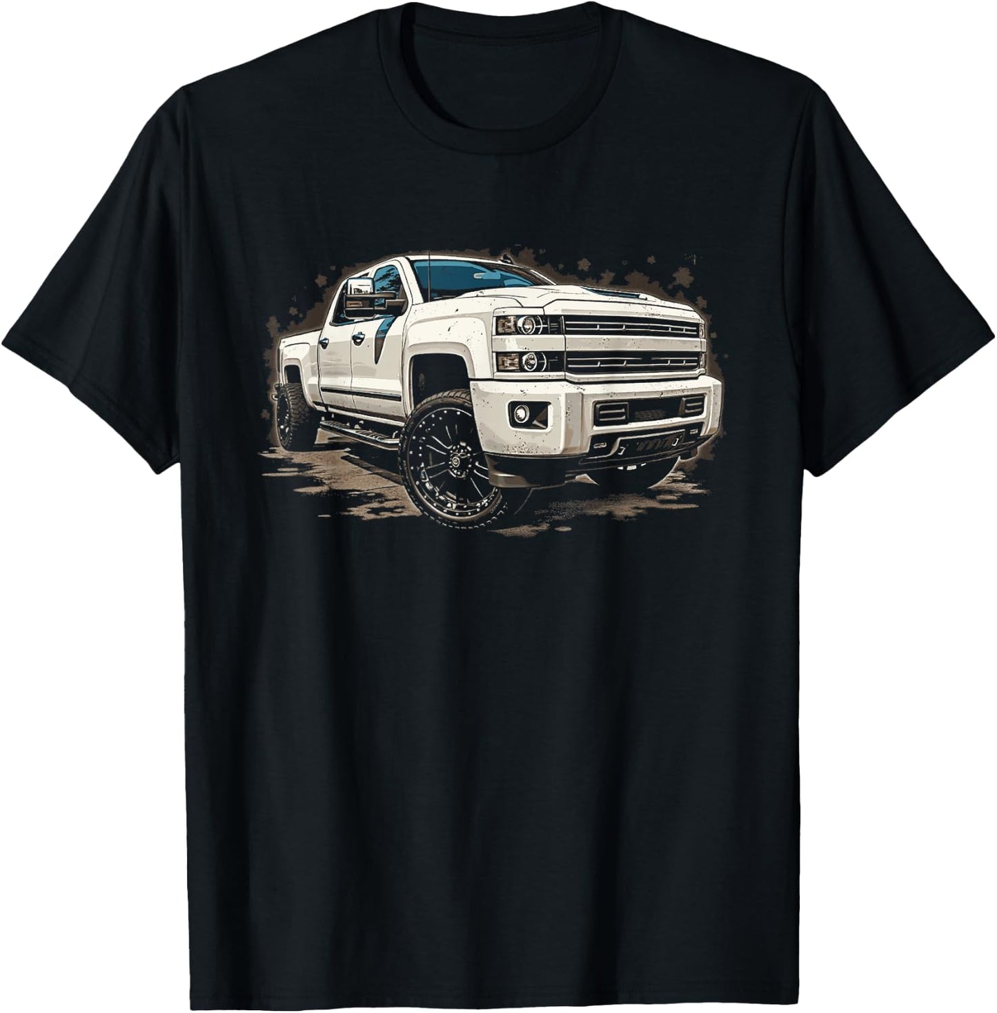 Silverado Crew Cab 2014-2019 Silverado 1500 2500 GMT Truck T-Shirt - T-Shirt | Black