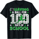 Having a Ball For 100 Days Of School Soccer 100th Day Boys T-Shirt - T-Shirt | Black