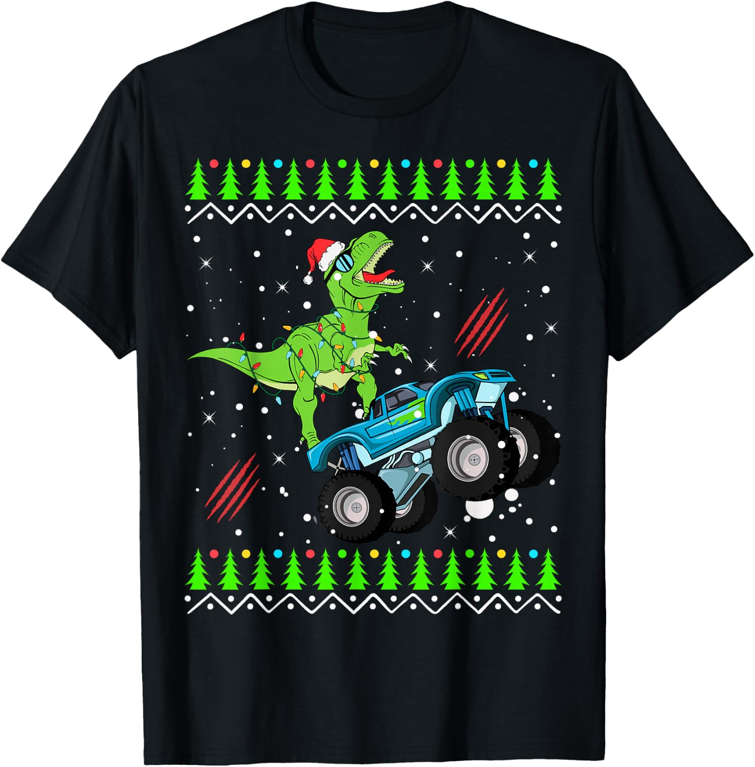 Christmas Sweater T-Shirt - T-Shirt | Black