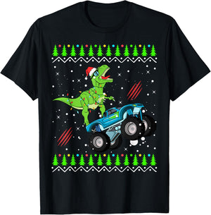 Christmas Sweater T-Shirt - T-Shirt | Black