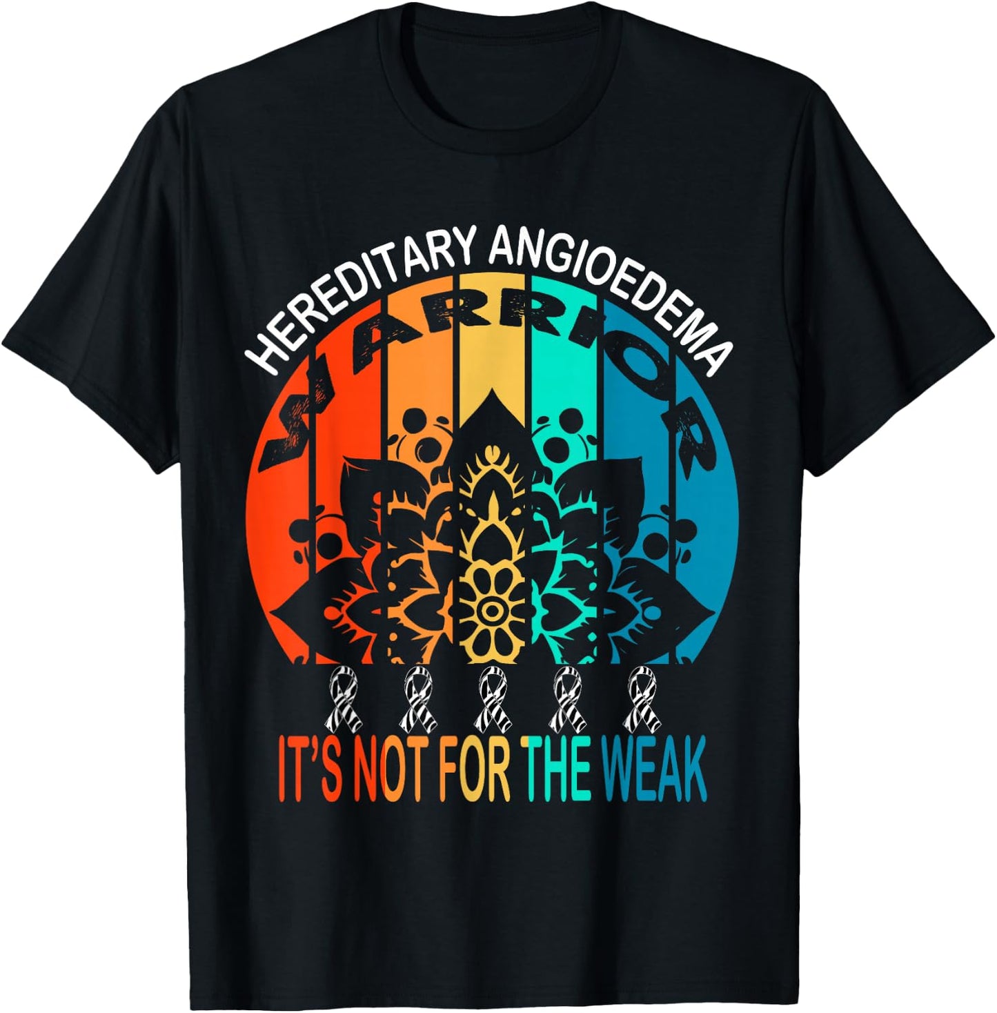 Hereditary angioedema Warrior, HA Awareness T-Shirt - T-Shirt | Black
