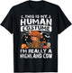 This is My Human Costume I'm Really A Highland Cow Halloween T-Shirt - T-Shirt | Black