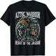 Aztec Jaguar Warrior Aztec Culture Mayan Indigenous T-Shirt - T-Shirt | Black