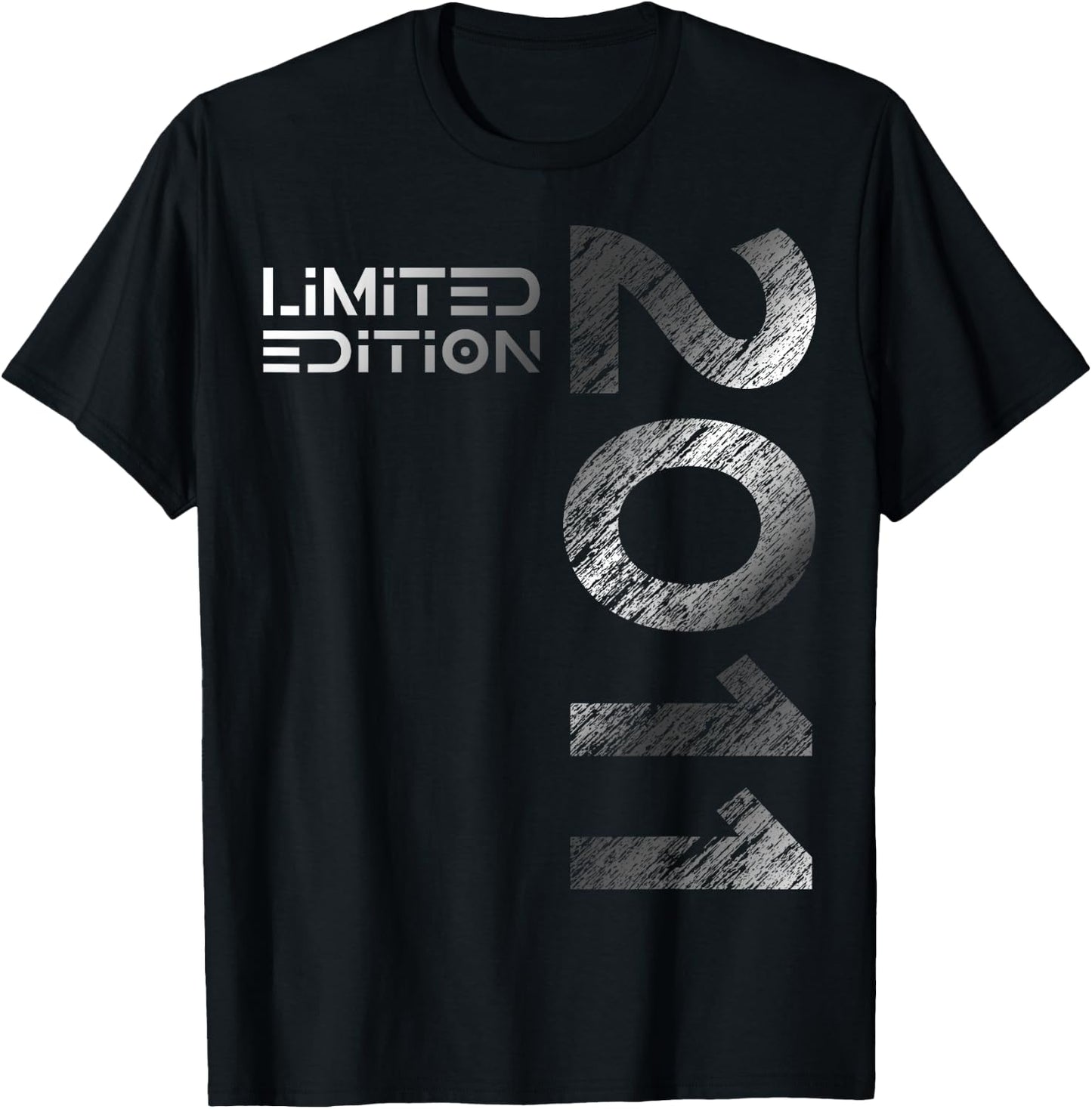13th Birthday Limited Edition Vintage 2011 Boy Girl , black T-Shirt - T-Shirt | Black