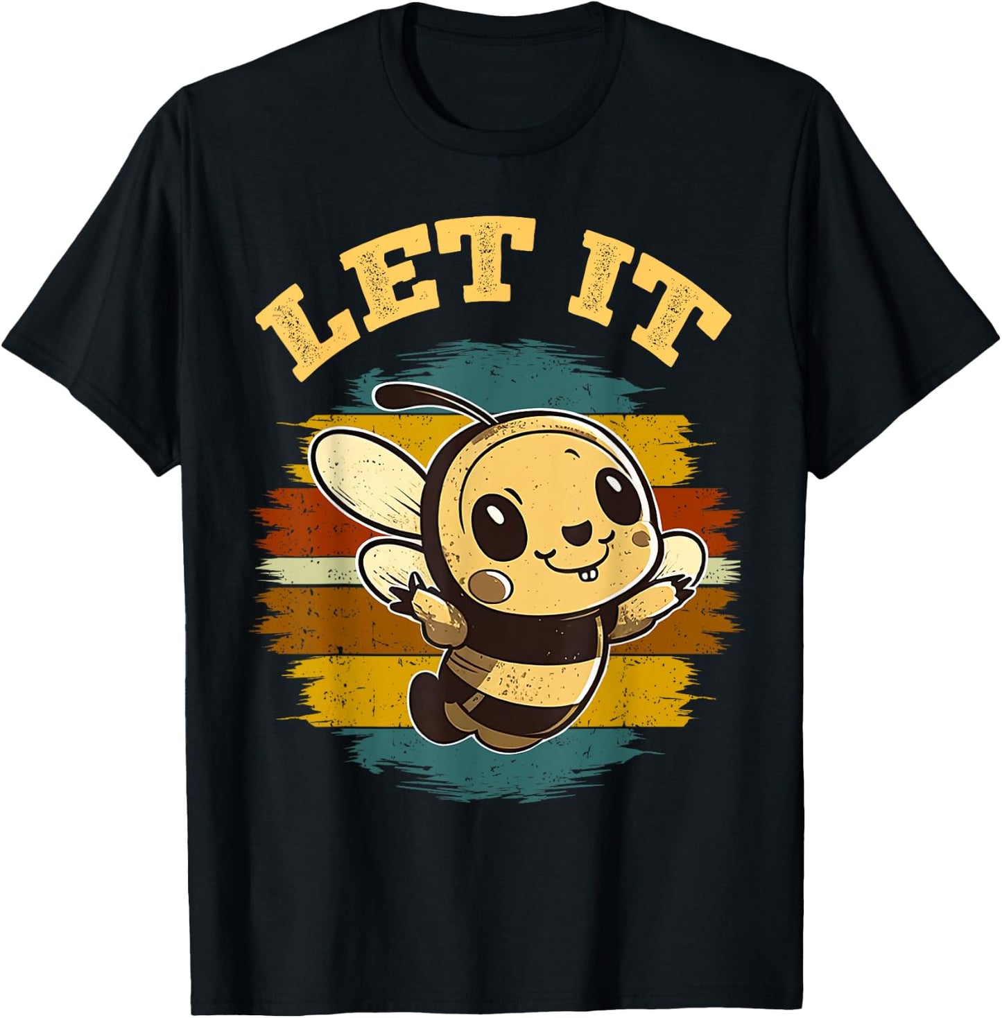 Bee Let it Beekeeper Honeybee Beekeeping T-Shirt - T-Shirt | Black