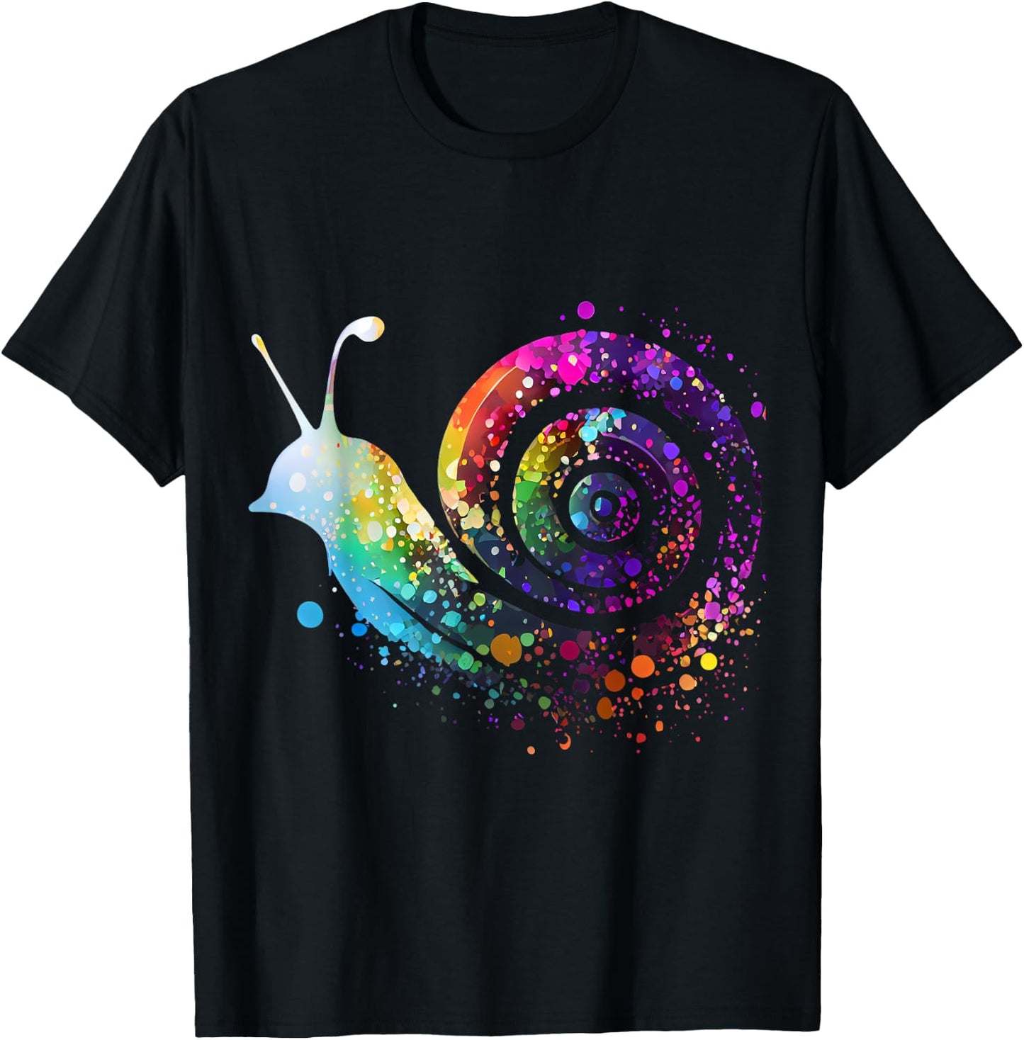Schnecke Schnecken Lieblingstier Tier Lahme Schnecke T-Shirt - T-Shirt | Black