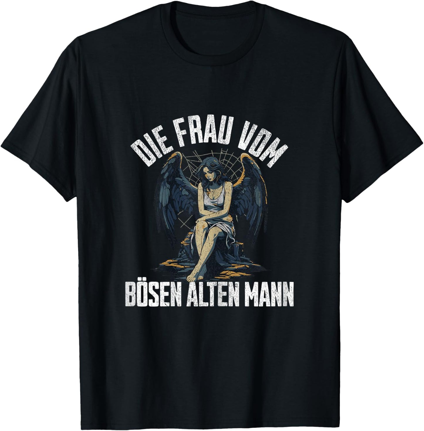 Die Frau Vom Bösen Alten Mann T-Shirt - T-Shirt | Black