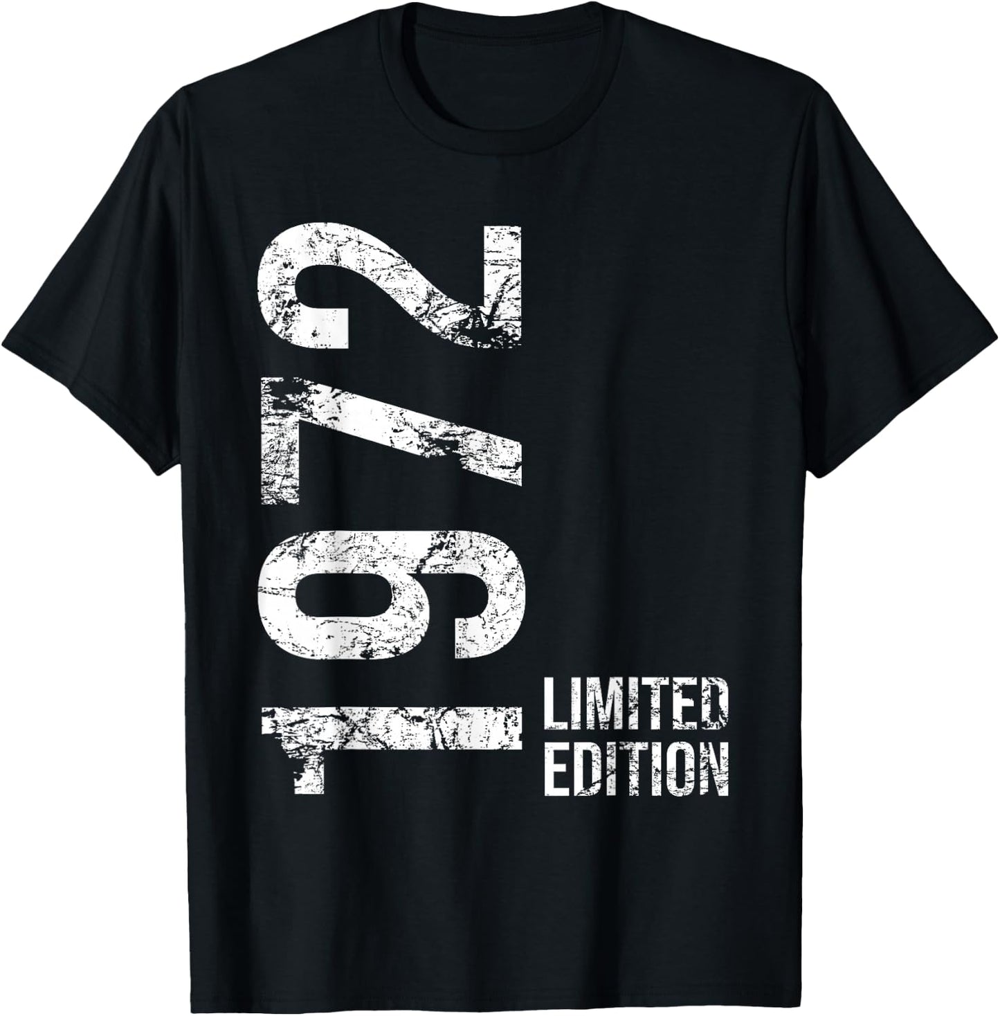 51st Birthday Man Woman 51 Years 1972 Gift , black T-Shirt - T-Shirt | Black