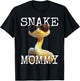 Snake Mommy Mama Schlange Muttertag Mom Süße Schlangen T-Shirt - T-Shirt | Black