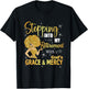 Stepping Into My Retirement With God's Grace And Mercy T-Shirt - T-Shirt | Black