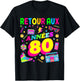 Party 80s Birthday Party 80s Retro Style T-Shirt - T-Shirt | Black