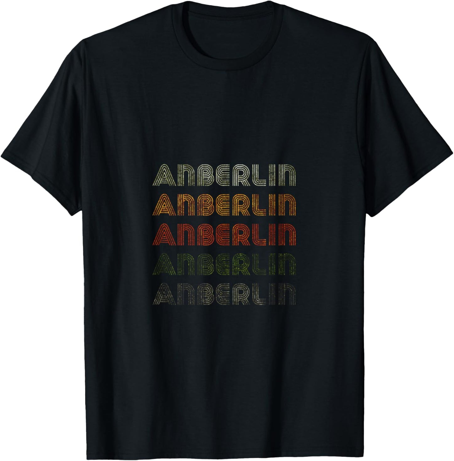 Love Heart Anberlin Grunge Vintage Style Black Anberlin T-Shirt - T-Shirt | Black