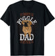 Animal Puggle Dad Dog Dad Fathers Day Dog Lover Pet Puggle Men Women Kids T-Shirt - T-Shirt | Black