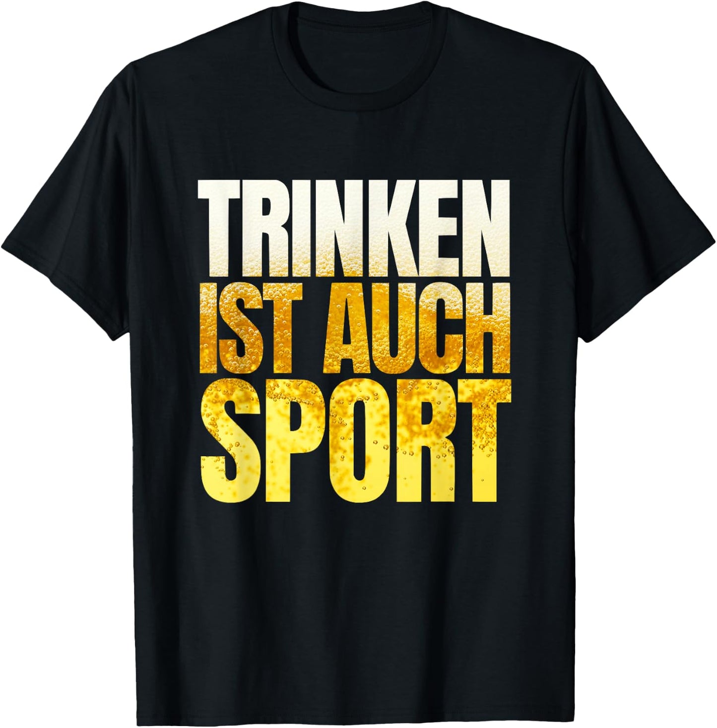 Trinken ist auch Sport Après Ski Fun Malle Party Lorenz , black T-Shirt - T-Shirt | Black