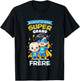Child Future Big Brother Announcement Pregnancy Big Brother Super Hero , Blue, 2 T-Shirt - T-Shirt | Black