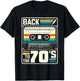 70s Outfit | Back to The 70s Retro Party Carnival T-Shirt - T-Shirt | Black