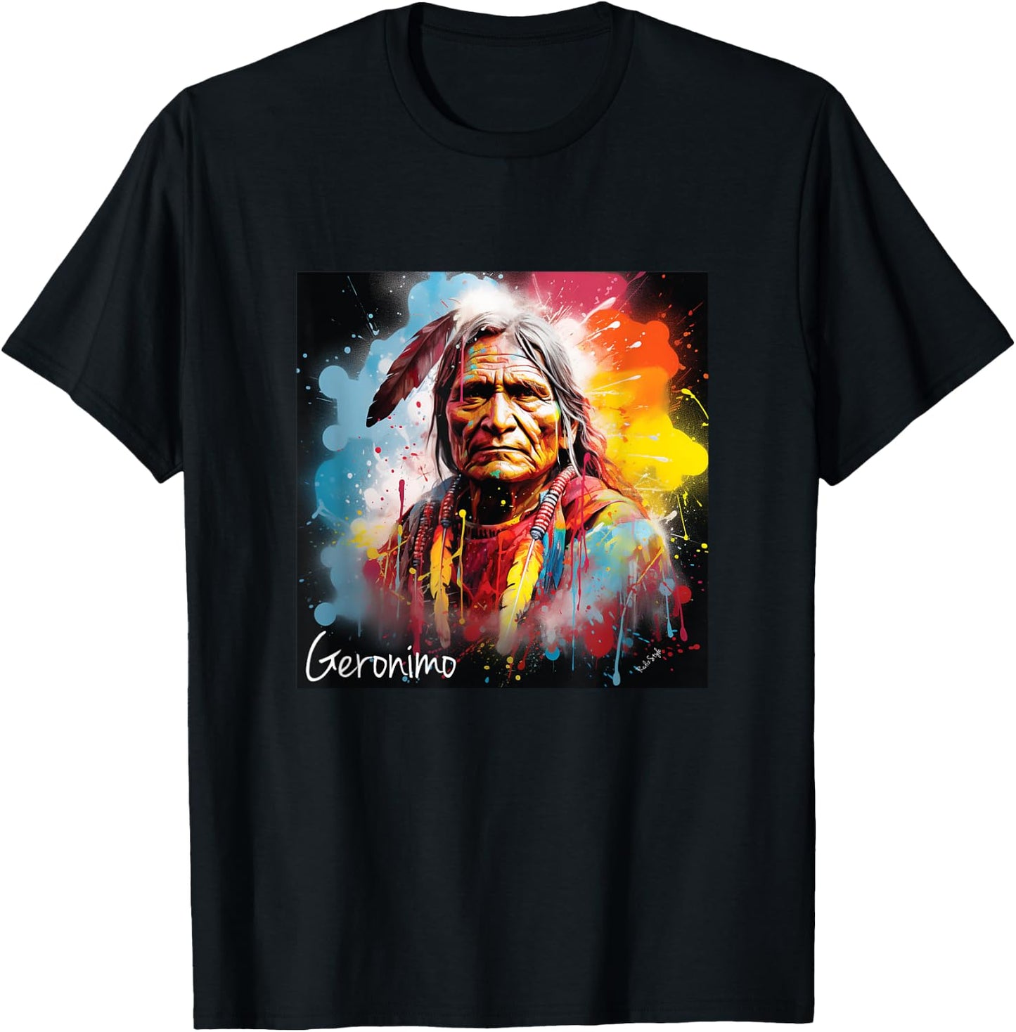 Geronimo , Black, S T-Shirt - T-Shirt | Black
