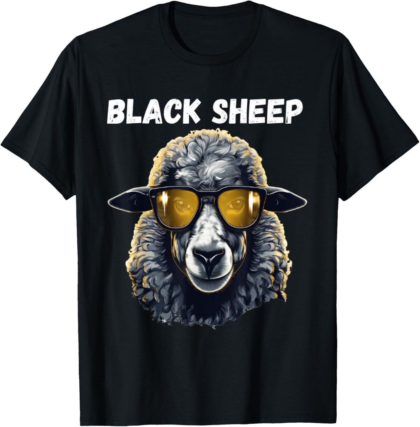Black Sheep Squad - Outcast Black Sheep In Family T-Shirt - T-Shirt | Black