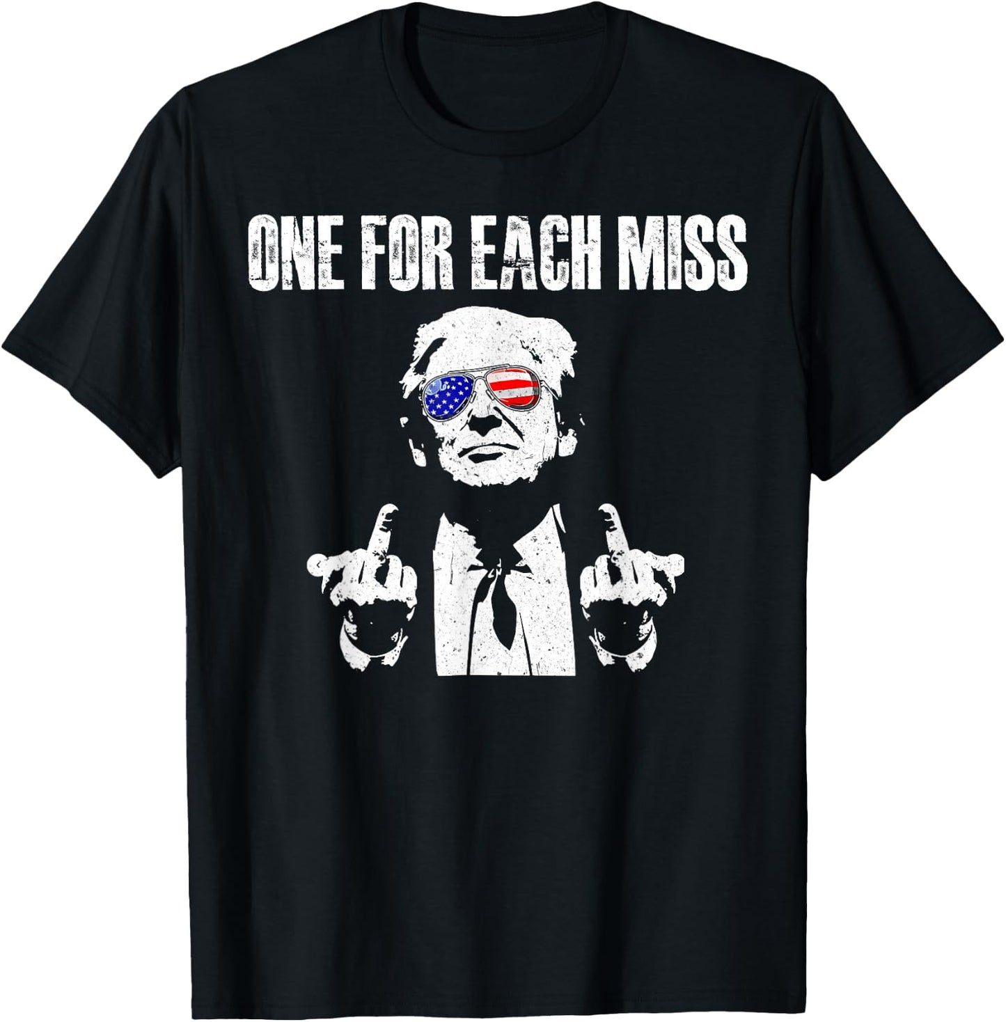 Trump One For Each Miss T-Shirt - T-Shirt | Black