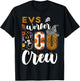 EVS Worker Boo Crew Halloween Environmental Services Match T-Shirt - T-Shirt | Black