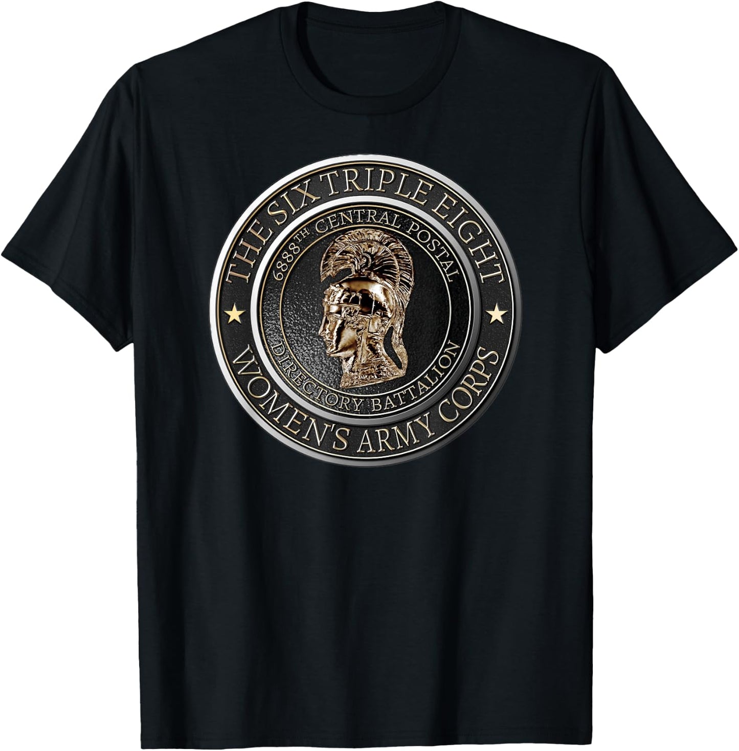 Honoring WWII 6888th Postal Battalion Heroes T-Shirt - T-Shirt | Black