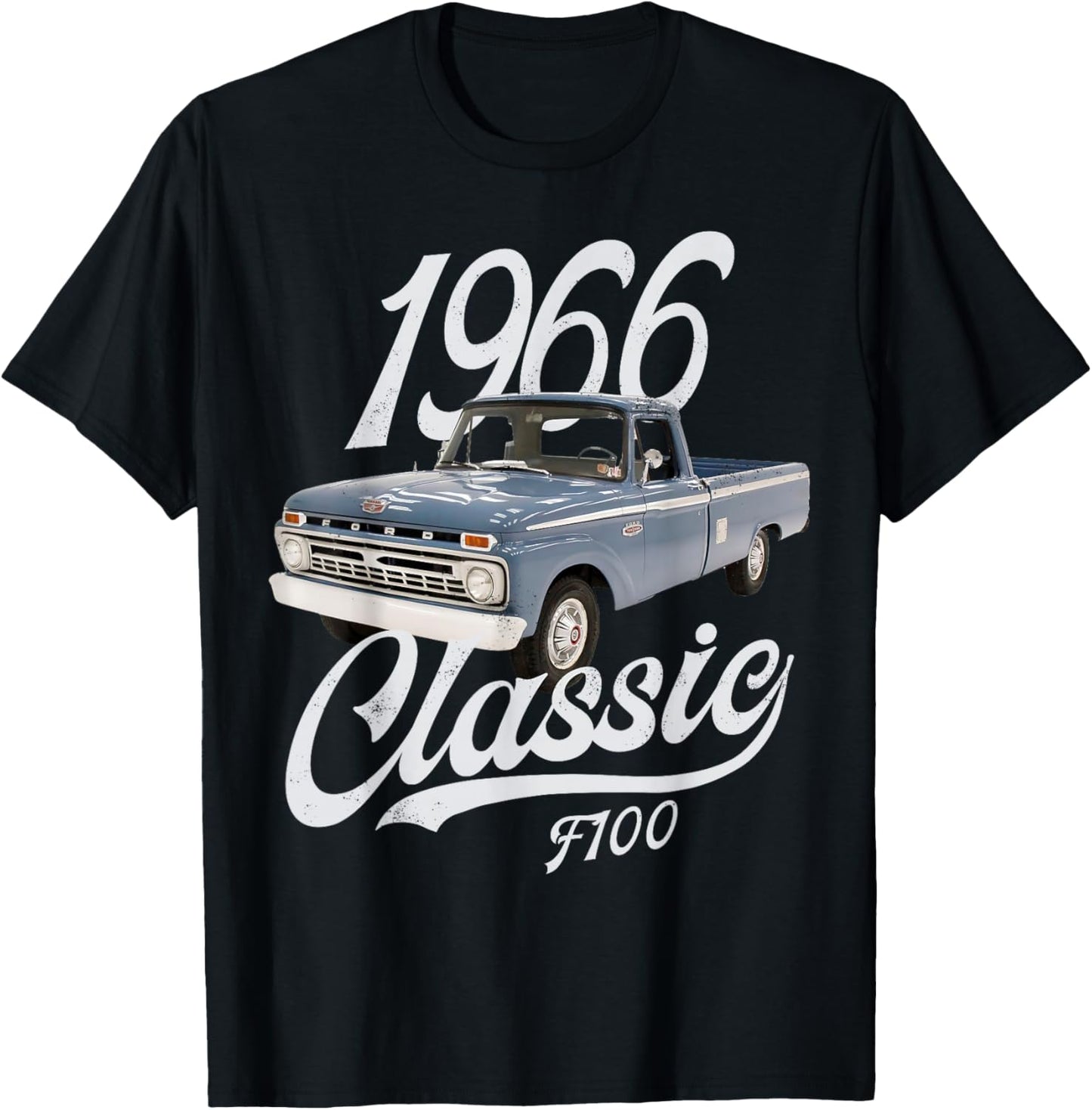 1966 Classic F100 Blue T-Shirt - T-Shirt | Black