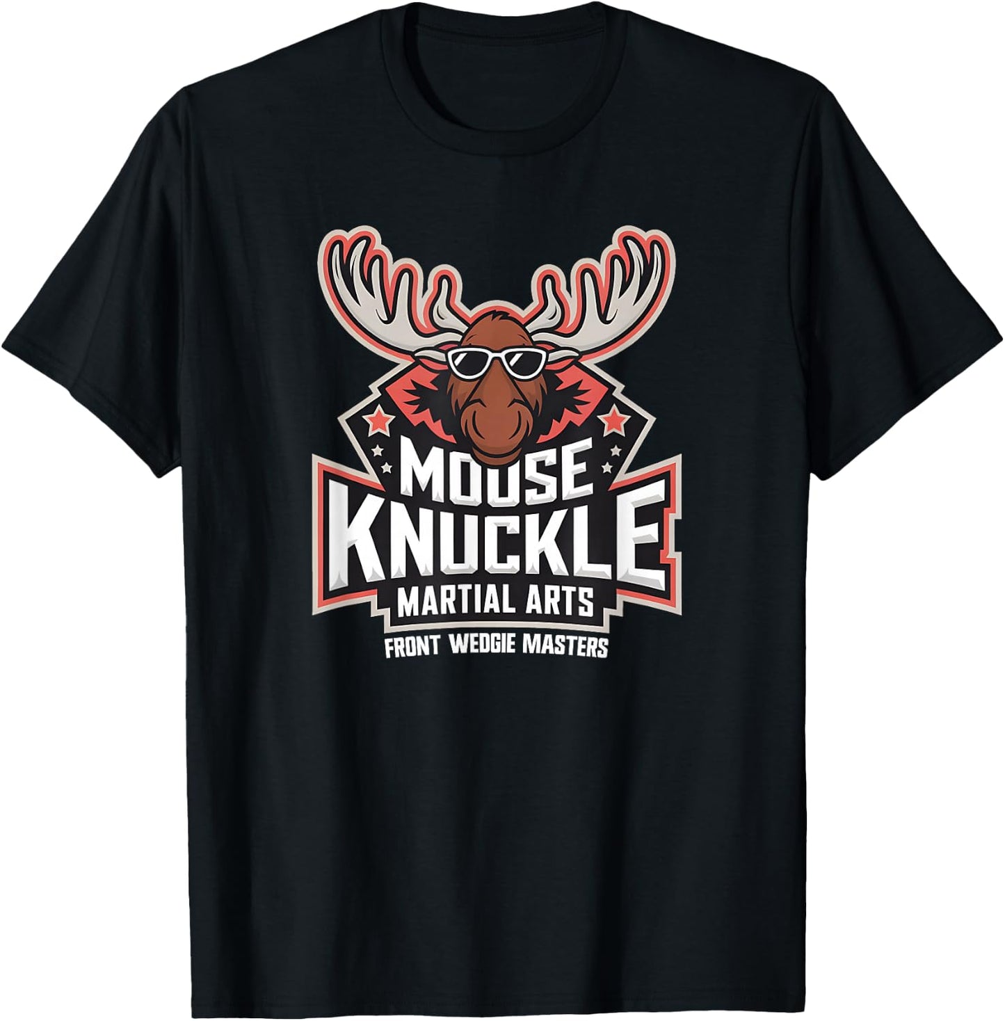 Moose Knuckle Martial Arts Adult Humor Moose Knuckle T-Shirt - T-Shirt | Black