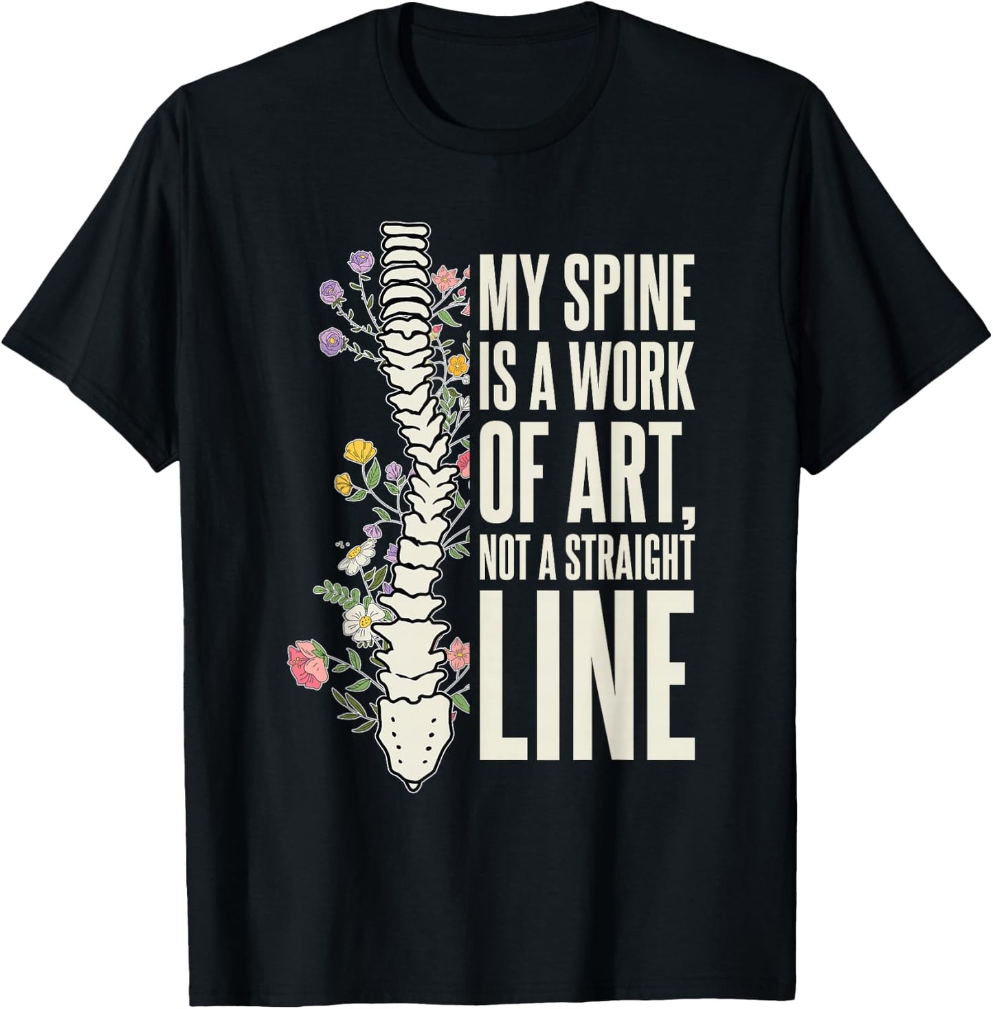 Skoliose Krieger Skoliose Chirurgie Erholung T-Shirt - T-Shirt | Black