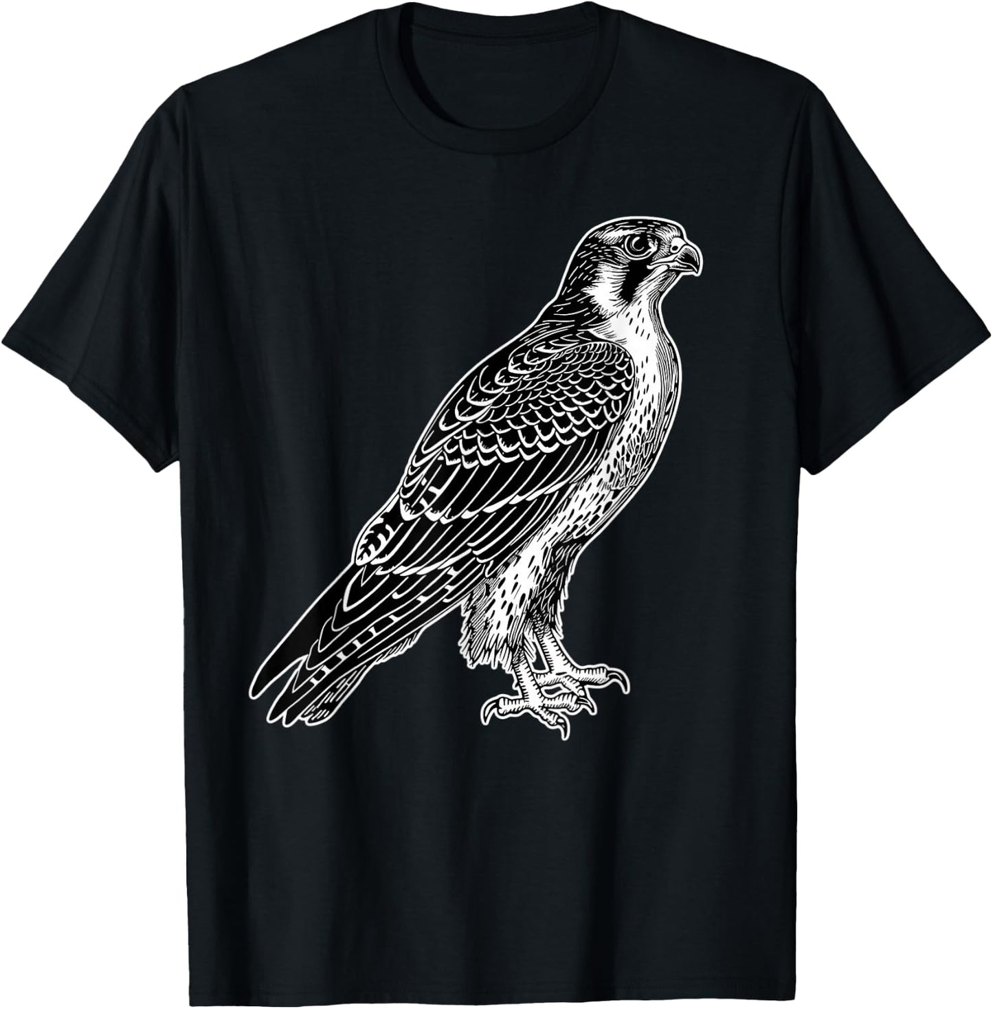 Peregrine Falcon Bird T-Shirt - T-Shirt | Black