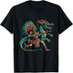 Aztec Dragon Warrior Quetzalcoatl T-Shirt - T-Shirt | Black