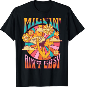 Milfin' Ain't Easy - Fit Hot Mom Milf for Mother's Day Funny T-Shirt - T-Shirt | Black