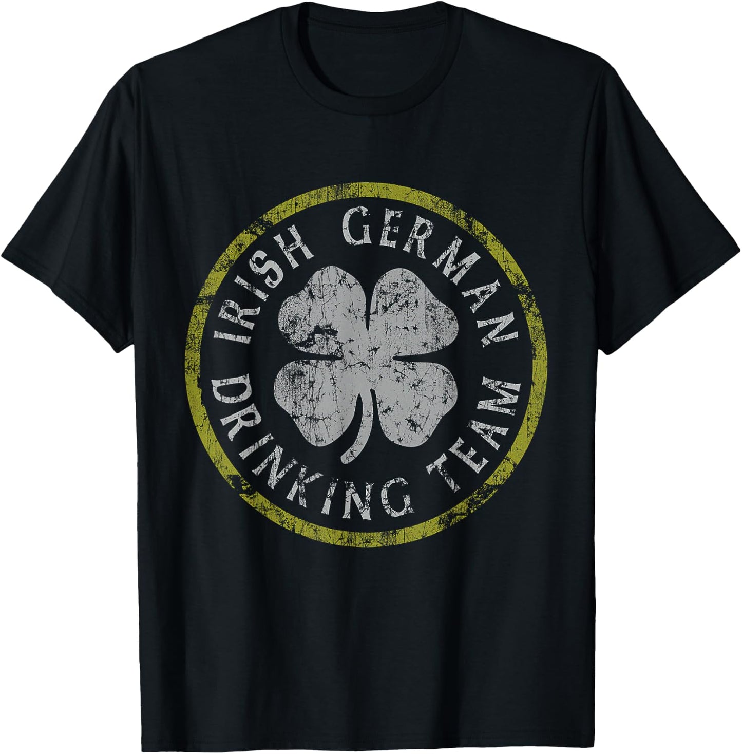 Irish German Drinking Team St Patricks Day Ireland Germany T-Shirt - T-Shirt | Black