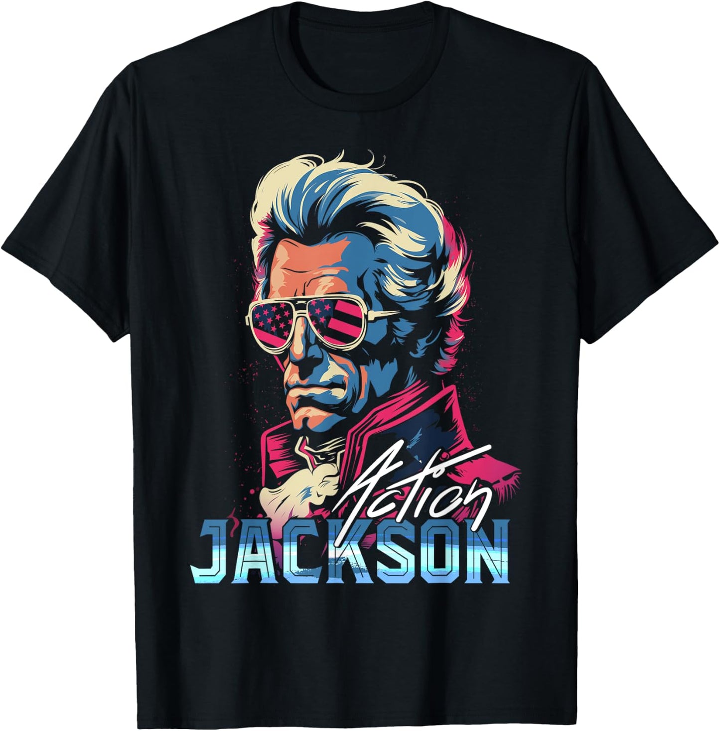Action Jackson T-Shirt - T-Shirt | Black