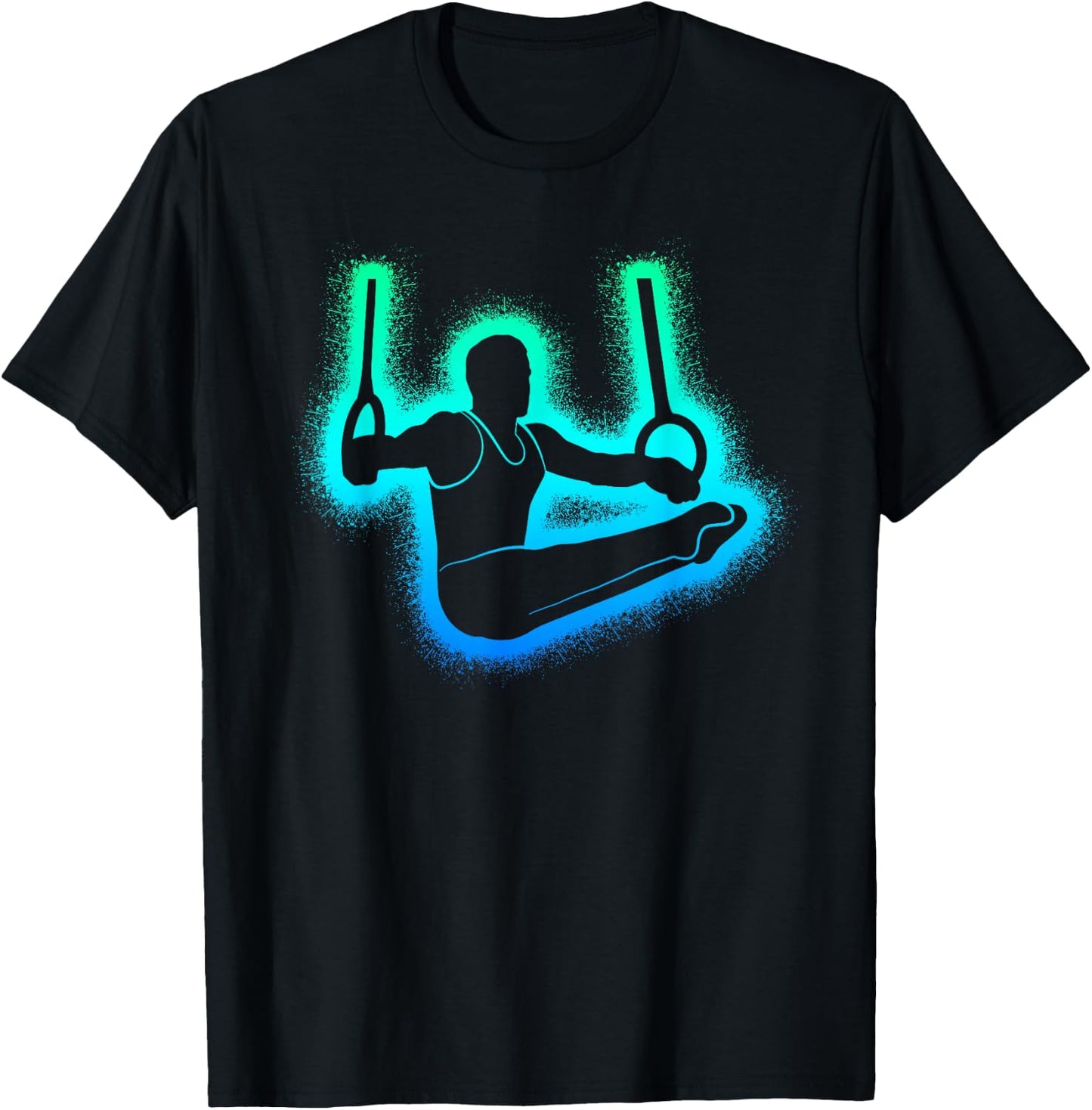 Gymnastics Ring Gymnastics for Kids, Men, Boys , Black, S T-Shirt - T-Shirt | Black