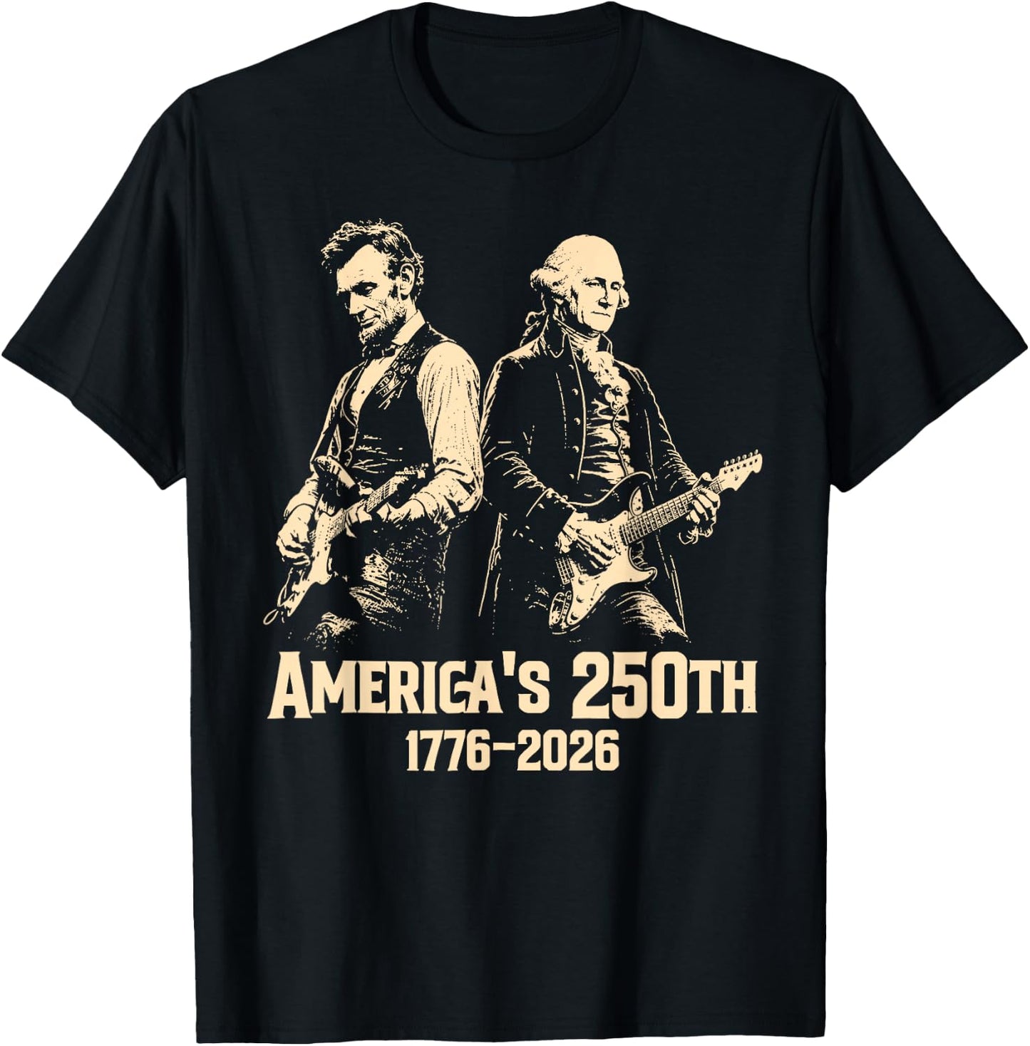 250 Years America Anniversary 250th Independence Day Freedom T-Shirt - T-Shirt | Black